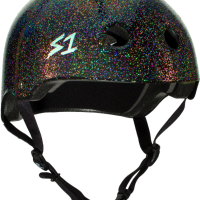S1 Mini Lifer Helmet - Black Glitter Gloss