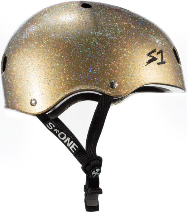 S1 Lifer Helmet - Gold Glitter Gloss (unboxed) - Image 3