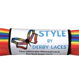 Derby Style Laces - Rainbow Stripe