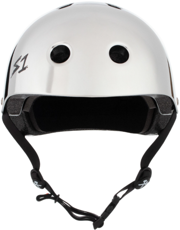 S1 Lifer Helmet - Silver Mirror Gloss - Image 3