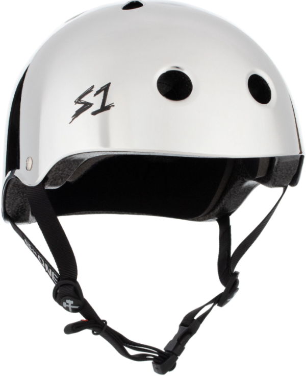 S1 Lifer Helmet - Silver Mirror Gloss