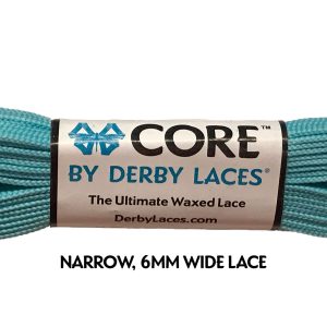 Derby Core Laces - Aqua Spray Teal