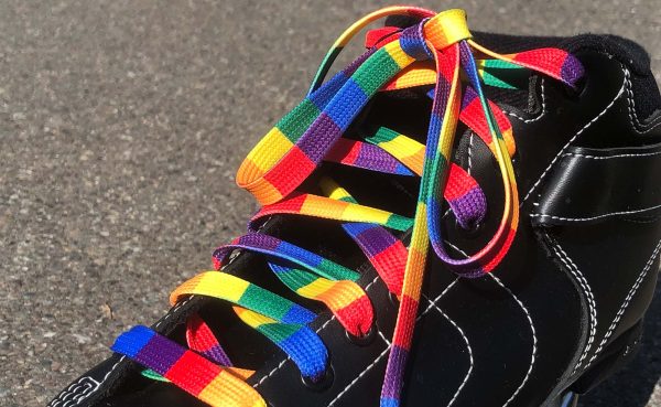 Derby Style Laces - Rainbow Block - Image 2