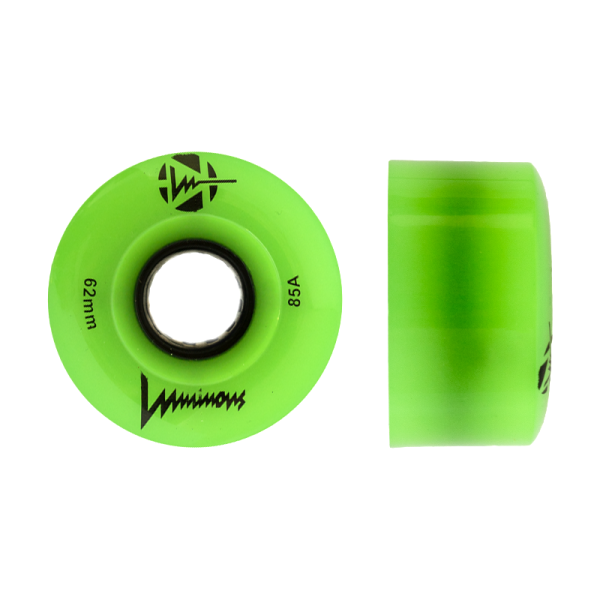 Luminous LED Light Up Wheels (62mm/85A) - 4 Pack