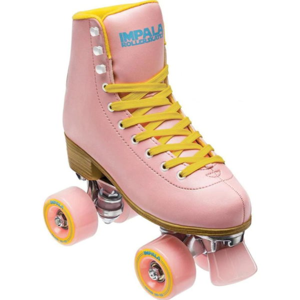 Impala Quad Skates - Pink & Yellow (UK6)