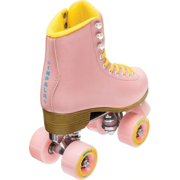 Impala Quad Skates - Pink & Yellow (UK6) - Image 3