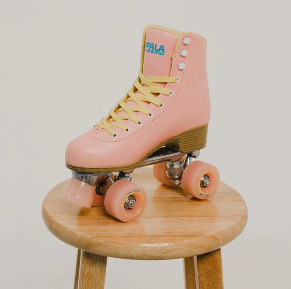 Impala Quad Skates - Pink & Yellow (UK6) - Image 8