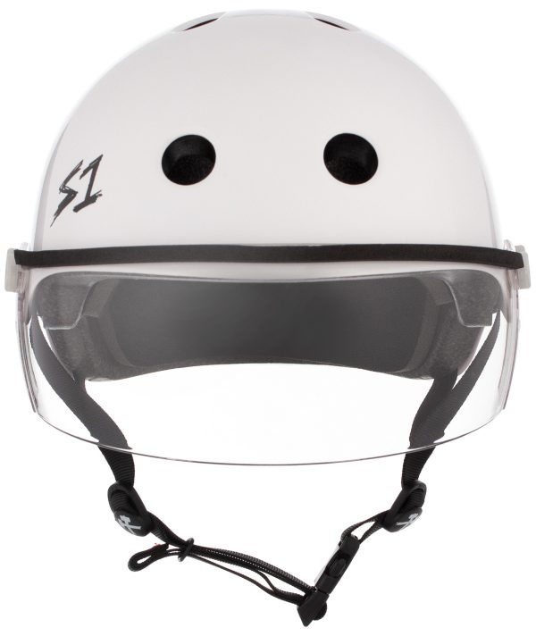 S1 Lifer Visor Helmet - White Gloss - Image 3