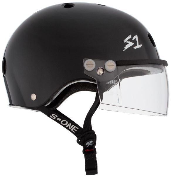 S1 Lifer Visor Helmet - Black Gloss - Image 2