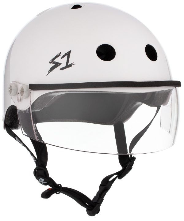 S1 Lifer Visor Helmet - White Gloss
