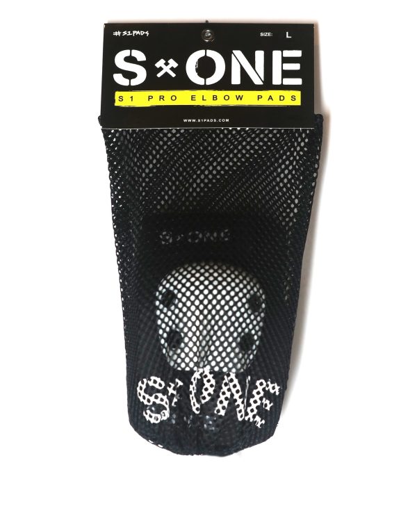 S1 Pro Elbow Pads - White Caps - Image 4