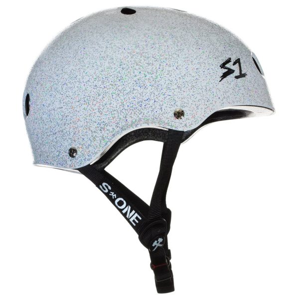 S1 Lifer Helmet - White Glitter Gloss - Image 2