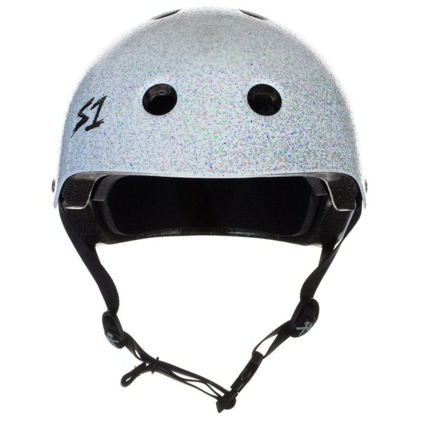 S1 Lifer Helmet - White Glitter Gloss - Image 3