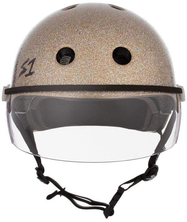 S1 Lifer Visor Helmet - Gold Glitter Gloss - Image 3