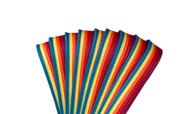 Derby Style Laces -  Rainforest Sunset Stripe - Image 3