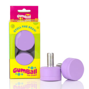 Original Gumball Toe Stops - Grape (Long Stems)