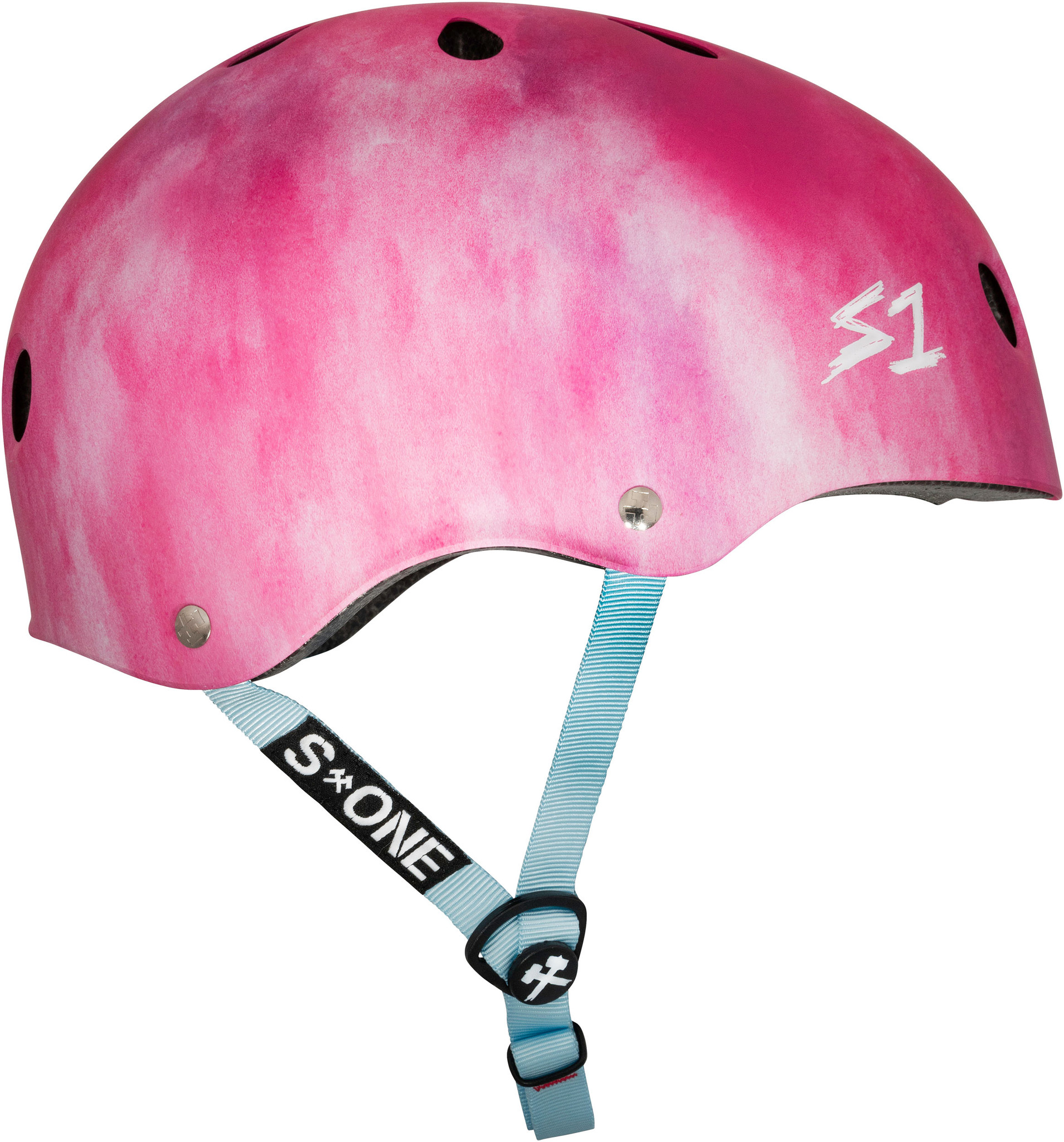 S1 Lifer Helmet - Purple Water Colour (Girls Not a 4 Letter Word) - Image 2