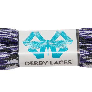 Derby Waxed Laces - Purple Camoflauge