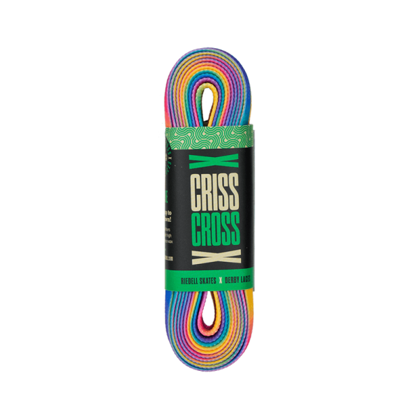Derby Criss Cross Laces -Rainbow Fade - Image 5