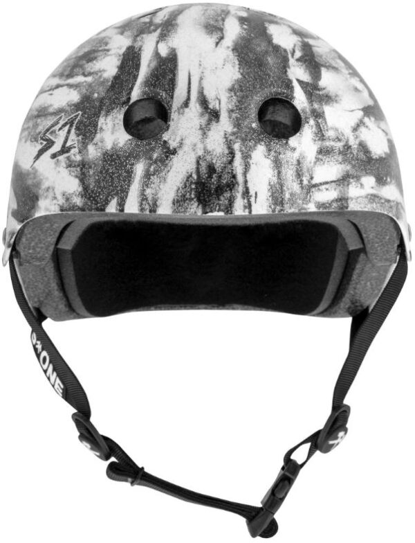 S1 Lifer Helmet - Bomba (Black & White Gliitter Gloss) - Image 3