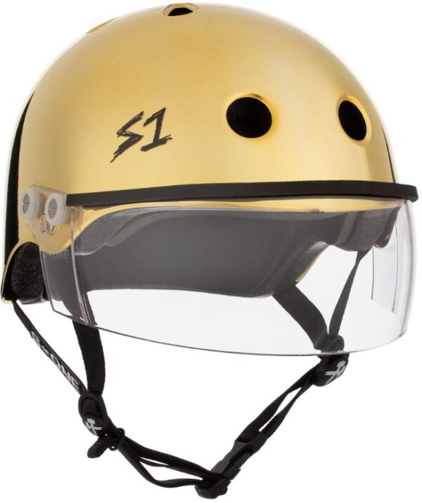 S1 Lifer Visor Helmet - Gold Mirror